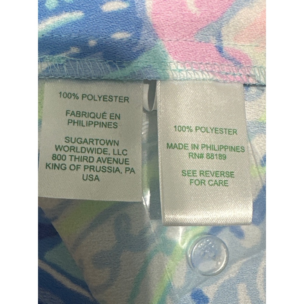 NWOT Lilly Pulitzer Tasely Jumpsuit  Saltwater Blue Shade Seekers Size 6 women's - Picture 14 of 16